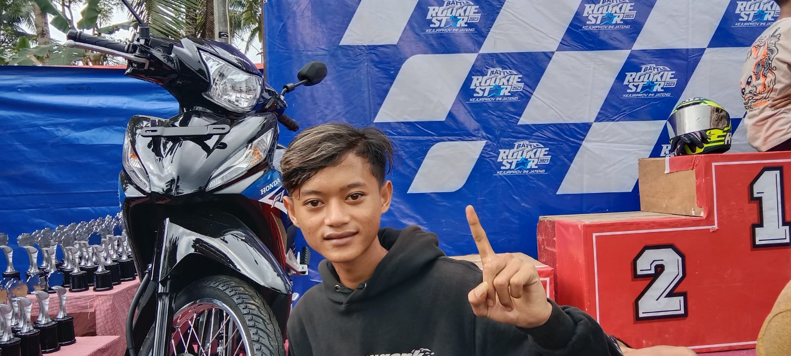 Abim TB, Jawara Battle Dragbike Rookie Star, Dapat Motor Anyar……